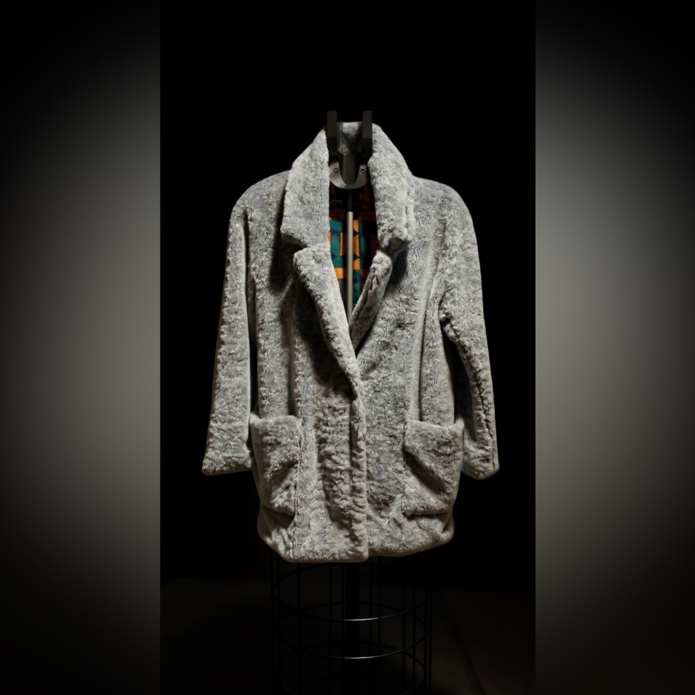 Maeve Gray Teddy Jacket - Picture 4 of 8